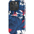 NFL New England Patriots Tropical Print iPhone 16 Pro Impact Case