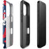 NFL New England Patriots Tropical Print iPhone 16 Pro Impact Case