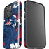 NFL New England Patriots Tropical Print iPhone 16 Pro Impact Case