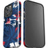 NFL New England Patriots Tropical Print iPhone 16 Pro Max Impact Case
