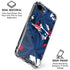 NFL New England Patriots Tropical Print iPhone 16e Clear Case