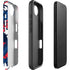 NFL New England Patriots Tropical Print iPhone 16e Impact Case