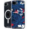 NFL New England Patriots Tropical Print iPhone 16e MagSafe Case