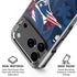 NFL New England Patriots Tropical Print iPhone 18 Pro Clear Case