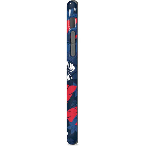 NFL New England Patriots Tropical Print iPhone 7 Pro Case