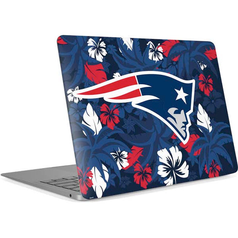 NFL New England Patriots Tropical Print Apple MacBook Air Skin