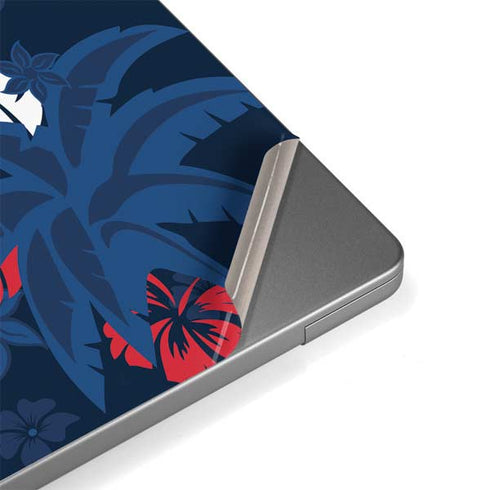 NFL New England Patriots Tropical Print Apple MacBook Pro 14-inch Skin