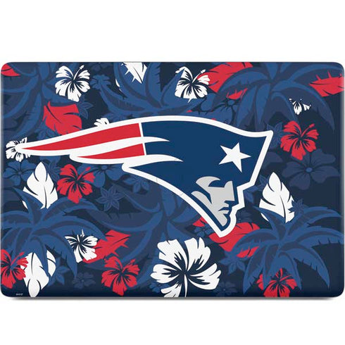 NFL New England Patriots Tropical Print MacBook Skins
