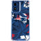 NFL New England Patriots Tropical Print Moto G 5G (2024) Clear Case