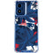 NFL New England Patriots Tropical Print Moto G Play 4G (2024) Clear Case