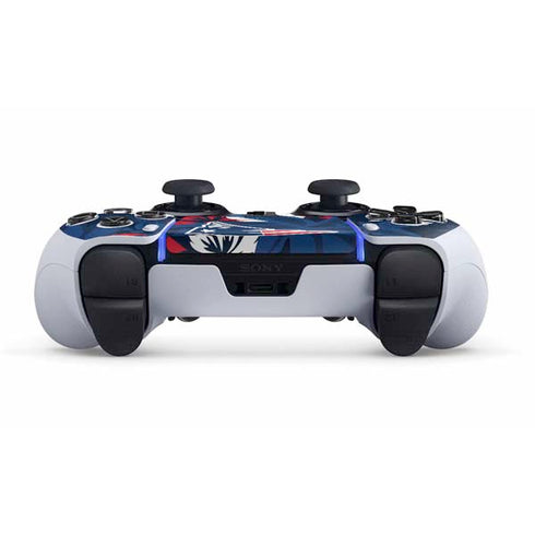 NFL New England Patriots Tropical Print PS5 DualSense Edge Pro Controller Skin
