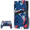 NFL New England Patriots Tropical Print PS5 Pro Disk Bundle Skin