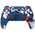 NFL New England Patriots Tropical Print PS5 Pro Disk Bundle Skin