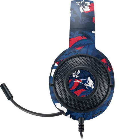 NFL New England Patriots Tropical Print Razer Kraken X Skin