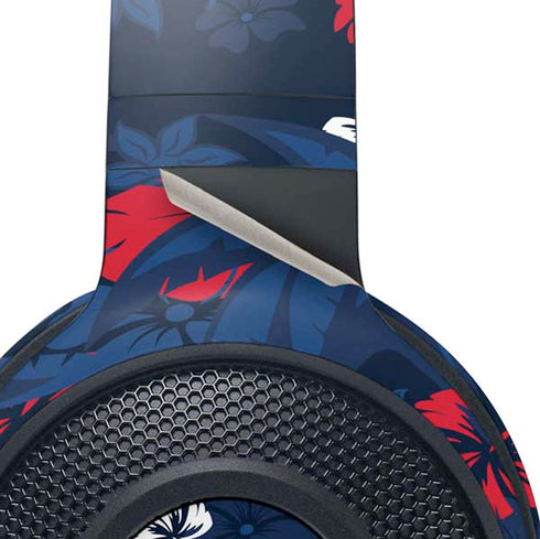 NFL New England Patriots Tropical Print Razer Kraken X Skin
