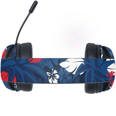 NFL New England Patriots Tropical Print Razer Kraken X Skin