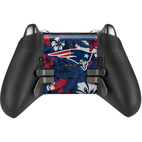 NFL New England Patriots Tropical Print Xbox Elite Wireless Controller Series 2 Skin