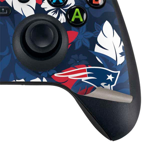 NFL New England Patriots Tropical Print Xbox Series X Bundle Skin