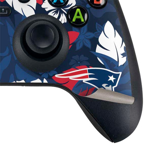NFL New England Patriots Tropical Print XBox Series X Digital Edition Bundle Skin
