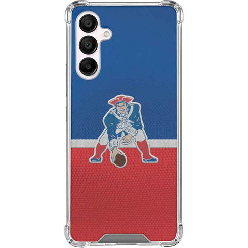 NFL New England Patriots Vintage Galaxy A16 5G Clear Case
