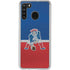 NFL New England Patriots Vintage Galaxy A21 Clear Case