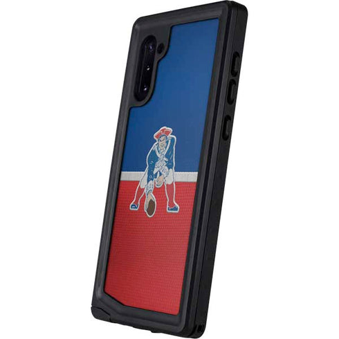 NFL New England Patriots Vintage Galaxy Note 10 Waterproof Case