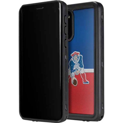 NFL New England Patriots Vintage Galaxy S20 Plus Waterproof Case