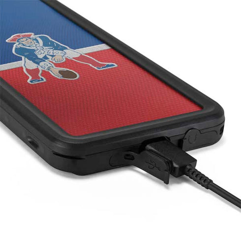 NFL New England Patriots Vintage Galaxy S20 Plus Waterproof Case
