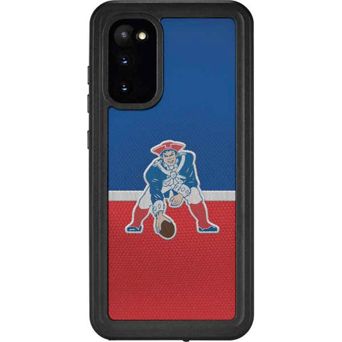NFL New England Patriots Vintage Galaxy S20 Waterproof Case