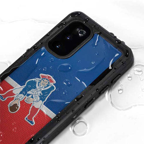 NFL New England Patriots Vintage Galaxy S20 Waterproof Case
