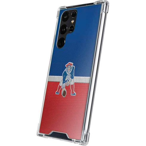 NFL New England Patriots Vintage Galaxy S23 Ultra Clear Case