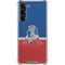 NFL New England Patriots Vintage Galaxy S24 FE Clear Case
