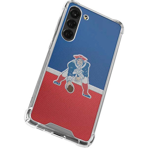 NFL New England Patriots Vintage Galaxy S24 FE Clear Case