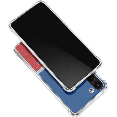 NFL New England Patriots Vintage Galaxy S24 FE Clear Case
