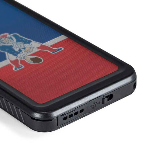 NFL New England Patriots Vintage Galaxy S24 Plus Waterproof Case