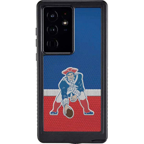 NFL New England Patriots Vintage Galaxy S24 Ultra Waterproof Case