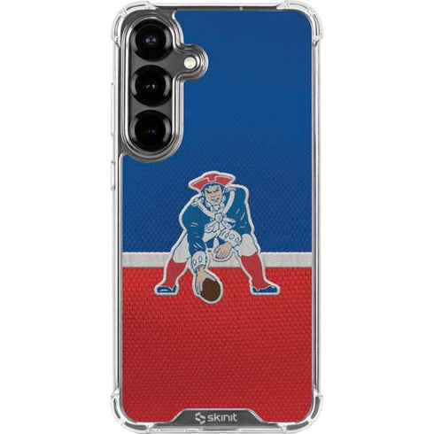 NFL New England Patriots Vintage Galaxy S26 Clear Case