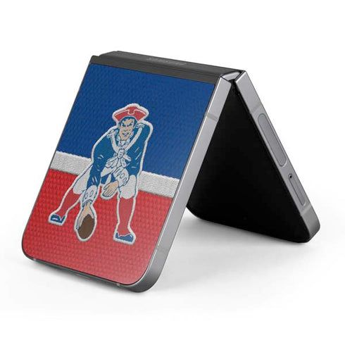 NFL New England Patriots Vintage Galaxy Z Flip6 Skin