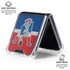 NFL New England Patriots Vintage Galaxy Z Flip6 Clear Case