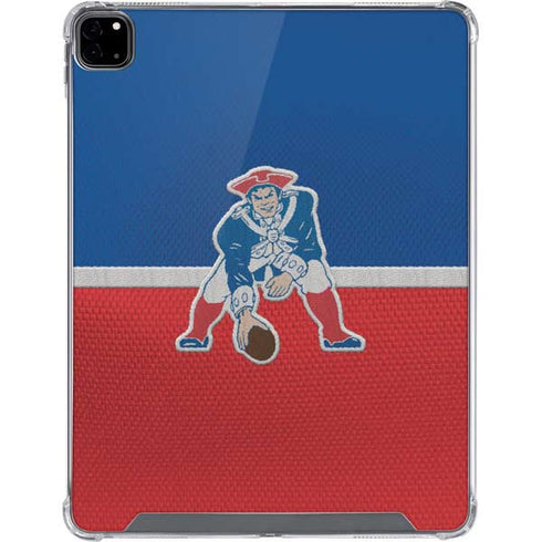 NFL New England Patriots Vintage iPad Pro 12.9in (2020) Clear Case