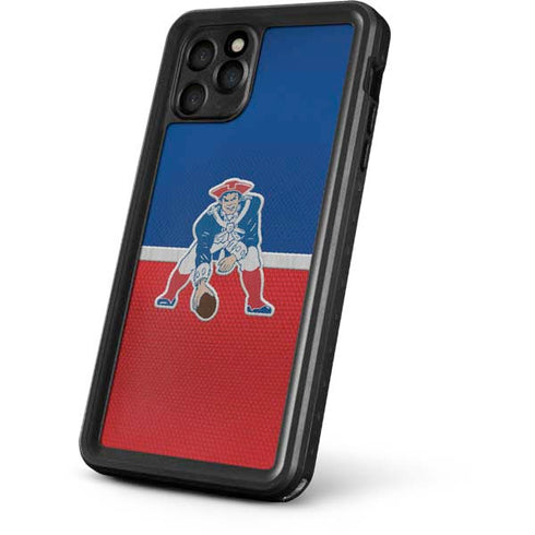 NFL New England Patriots Vintage iPhone 11 Pro Waterproof Case