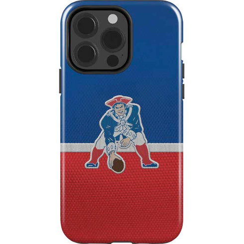 NFL New England Patriots Vintage iPhone 15 Pro Impact Case