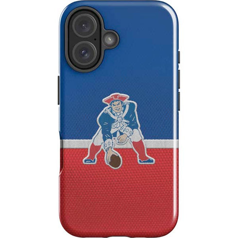 NFL New England Patriots Vintage iPhone 16 Plus Impact Case