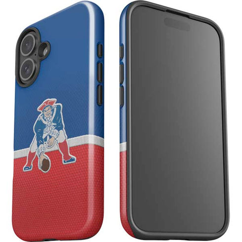 NFL New England Patriots Vintage iPhone 16 Plus Impact Case