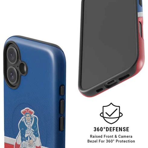 NFL New England Patriots Vintage iPhone 16 Plus Magsafe Impact Case