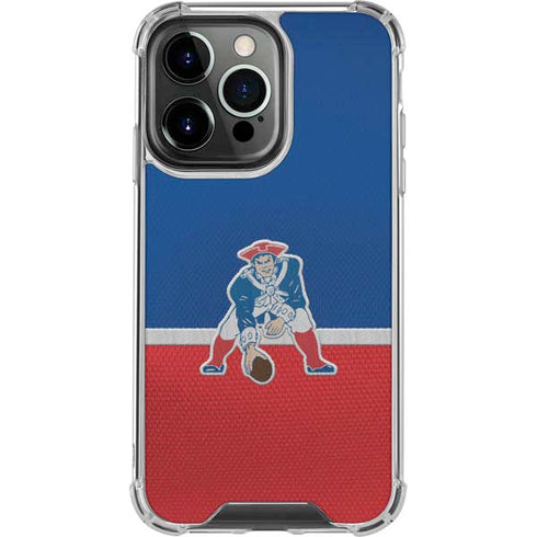 NFL New England Patriots Vintage iPhone 16 Pro Clear Case