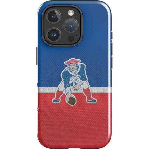 NFL New England Patriots Vintage iPhone 16 Pro Impact Case