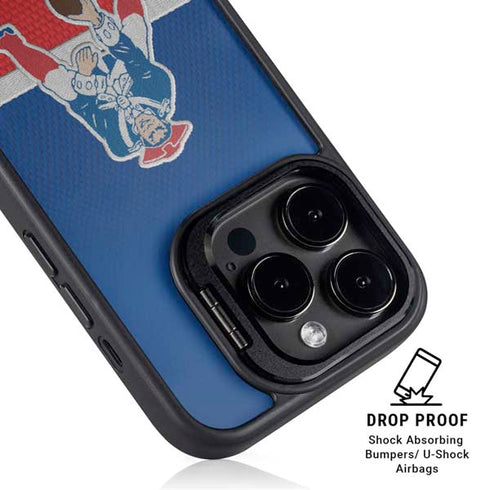NFL New England Patriots Vintage iPhone 16 Pro Max Kickstand Case