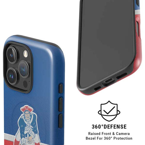 NFL New England Patriots Vintage iPhone 16 Pro Max Magsafe Impact Case
