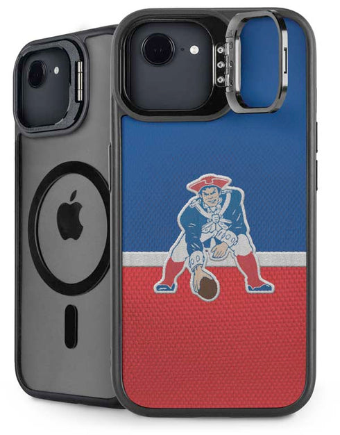NFL New England Patriots Vintage iPhone 16e Kickstand Case